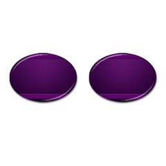 Board Purple Line Cufflinks (oval) by Mariart