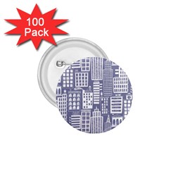 Building Citi Town Cityscape 1 75  Buttons (100 Pack) 