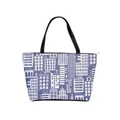 Building Citi Town Cityscape Shoulder Handbags