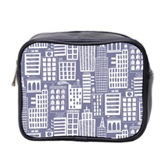 Building Citi Town Cityscape Mini Toiletries Bag 2-Side