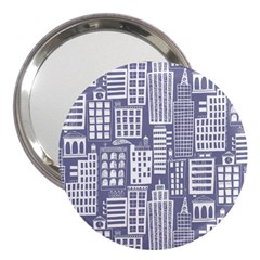 Building Citi Town Cityscape 3  Handbag Mirrors