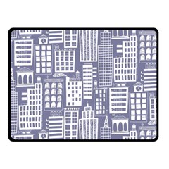 Building Citi Town Cityscape Double Sided Fleece Blanket (Small) 