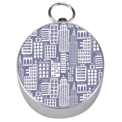 Building Citi Town Cityscape Silver Compasses by Mariart