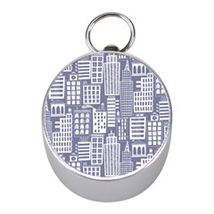 Building Citi Town Cityscape Mini Silver Compasses