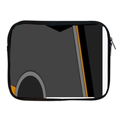 Flag Grey Orange Circle Polka Hole Space Apple iPad 2/3/4 Zipper Cases