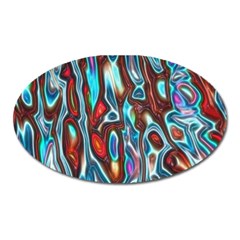 Dizzy Stone Wave Oval Magnet by Mariart