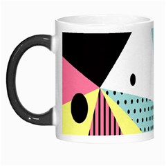 Geometric Polka Triangle Dots Line Morph Mugs