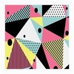 Geometric Polka Triangle Dots Line Medium Glasses Cloth (2-Side) Back