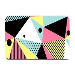 Geometric Polka Triangle Dots Line Plate Mats by Mariart