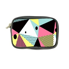 Geometric Polka Triangle Dots Line Coin Purse by Mariart