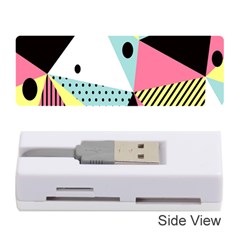 Geometric Polka Triangle Dots Line Memory Card Reader (stick) 