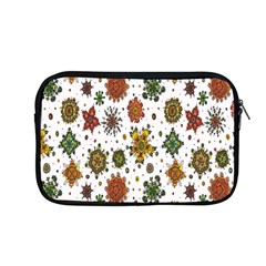 Flower Floral Sunflower Rose Pattern Base Apple Macbook Pro 13  Zipper Case by Mariart