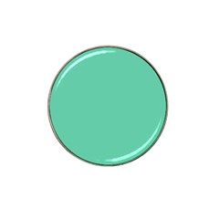 Aquamarine Solid Color  Hat Clip Ball Marker (10 pack)