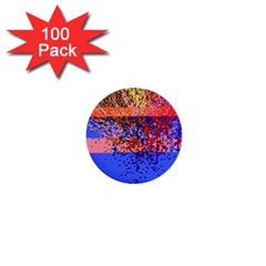 Glitchdrips Shadow Color Fire 1  Mini Buttons (100 Pack) 