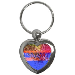 Glitchdrips Shadow Color Fire Key Chains (heart) 