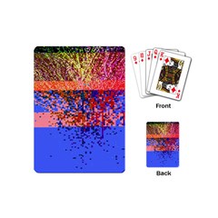 Glitchdrips Shadow Color Fire Playing Cards (mini) 