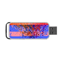 Glitchdrips Shadow Color Fire Portable Usb Flash (one Side)