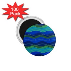 Geometric Line Wave Chevron Waves Novelty 1 75  Magnets (100 Pack) 
