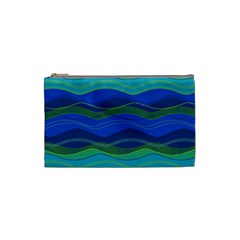 Geometric Line Wave Chevron Waves Novelty Cosmetic Bag (small) 