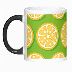Lime Orange Yellow Green Fruit Morph Mugs