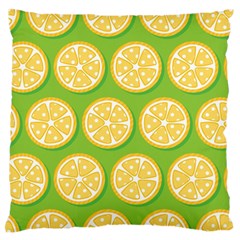 Lime Orange Yellow Green Fruit Standard Flano Cushion Case (two Sides) by Mariart