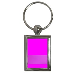 Line Pink Key Chains (rectangle) 