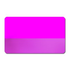 Line Pink Magnet (rectangular)