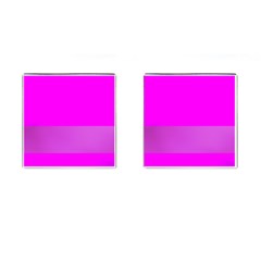 Line Pink Cufflinks (square) by Mariart