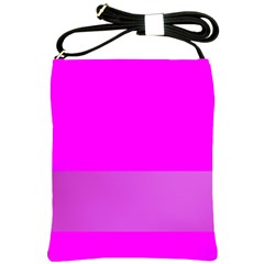 Line Pink Shoulder Sling Bags by Mariart