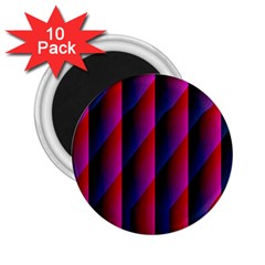 Photography Illustrations Line Wave Chevron Red Blue Vertical Light 2 25  Magnets (10 Pack)  by Mariart