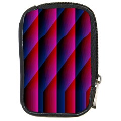 Photography Illustrations Line Wave Chevron Red Blue Vertical Light Compact Camera Cases by Mariart