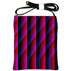 Photography Illustrations Line Wave Chevron Red Blue Vertical Light Shoulder Sling Bags