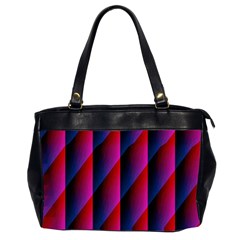 Photography Illustrations Line Wave Chevron Red Blue Vertical Light Office Handbags (2 Sides)  by Mariart