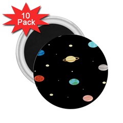 Planets Space 2 25  Magnets (10 Pack)  by Mariart