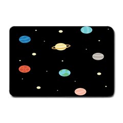 Planets Space Small Doormat  by Mariart