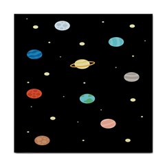 Planets Space Face Towel by Mariart