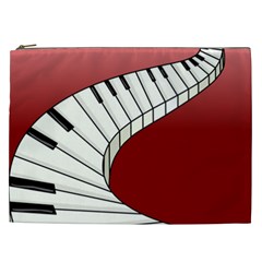 Piano Keys Music Cosmetic Bag (xxl) 