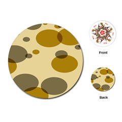 Polka Dots Playing Cards (Round) 