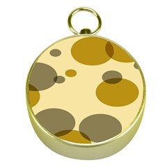 Polka Dots Gold Compasses