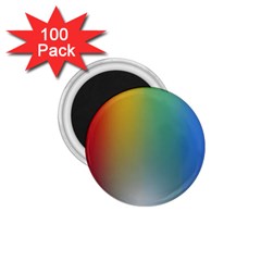 Rainbow Flag Simple 1 75  Magnets (100 Pack) 