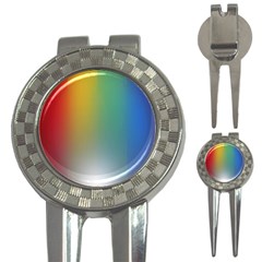 Rainbow Flag Simple 3-in-1 Golf Divots