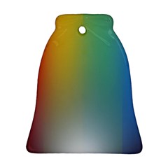 Rainbow Flag Simple Bell Ornament (two Sides) by Mariart