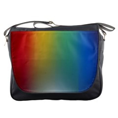 Rainbow Flag Simple Messenger Bags by Mariart