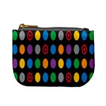 Polka Dots Rainbow Circle Mini Coin Purses Front