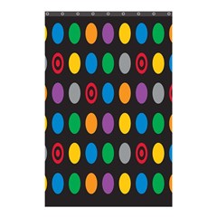 Polka Dots Rainbow Circle Shower Curtain 48  X 72  (small)  by Mariart