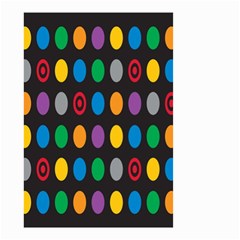 Polka Dots Rainbow Circle Small Garden Flag (two Sides) by Mariart