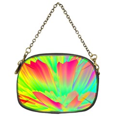 Screen Random Images Shadow Green Yellow Rainbow Light Chain Purses (one Side)  by Mariart