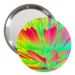 Screen Random Images Shadow Green Yellow Rainbow Light 3  Handbag Mirrors by Mariart