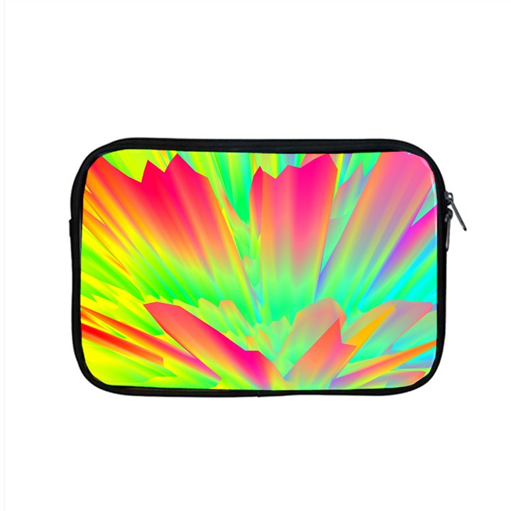 Screen Random Images Shadow Green Yellow Rainbow Light Apple MacBook Pro 15  Zipper Case