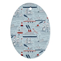 Ships Sails Ornament (oval)